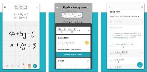 Microsoft Math Solver – Viết hoặc Quét một Bài toán để được Giải thích chi tiết từng bước và vẽ đồ thị